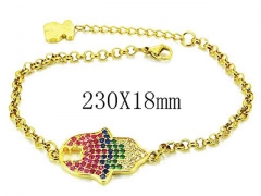 HY Stainless Steel 316L Bracelets (Charm)-HY90B0168HOX