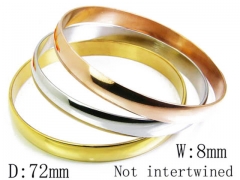 HY Stainless Steel 316L Bangle (Merger)-HY58B0122O0