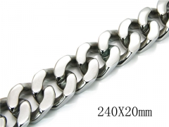 HY Stainless Steel 316L Bracelets (Casting Style)-HY18B0537LGG
