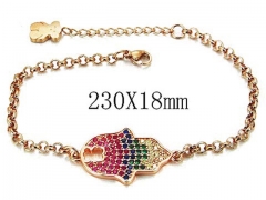 HY Stainless Steel 316L Bracelets (Charm)-HY90B0169HPD