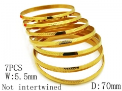 HY Stainless Steel 316L Bangle (Merger)-HY58B0004H60
