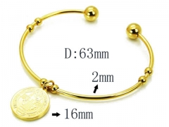 HY Wholesale 316L Stainless Steel Bangle-HY58B0207MX