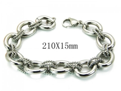 HY Stainless Steel 316L Bracelets (Titanium steel)-HY18B0584HOF