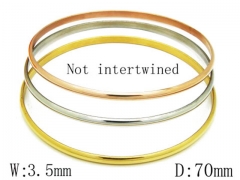 HY Stainless Steel 316L Bangle (Merger)-HY58B0002L5