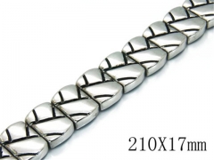 HY Stainless Steel 316L Bracelets (Casting Style)-HY18B0606KOW