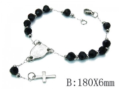 HY Wholesale Stainless Steel 316L Bracelets (Rosary)-HY55B0503LA