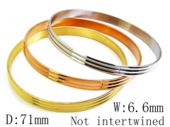HY Stainless Steel 316L Bangle (Merger)-HY58B0115N0