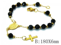 HY Wholesale Stainless Steel 316L Bracelets (Rosary)-HY55B0501MZ