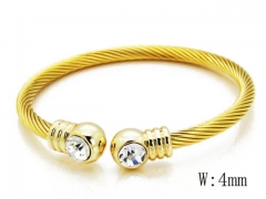 HY Stainless Steel 316L Bangle (Steel Wire)-HY38B0338H70