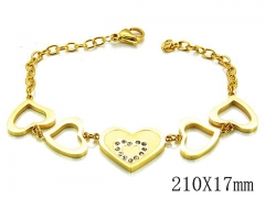 HY Stainless Steel 316L Bracelets (Charm)-HY64B0806HLA