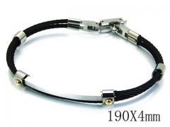 HY Stainless Steel 316L Bangle (Steel Wire)-HY64B1115IIW