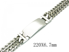 HY Wholesale 316L Stainless Steel Bracelets-HY18B0567IUU