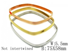 HY Stainless Steel 316L Bangle (Merger)-HY58B0005N5