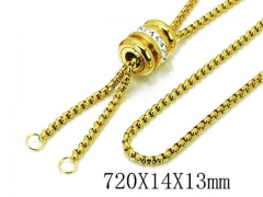 HY Stainless Steel 316L CZ Necklaces-HY59N0015NL