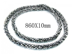 HY Wholesale 316L Stainless Steel Necklace-HY35N0246IOD