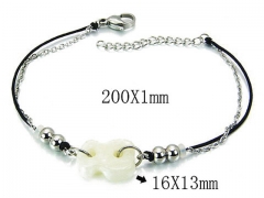 HY Wholesale Stainless Steel 316L Bracelets (Bear Style)-HY64B1023HJW