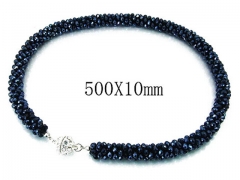 HY Wholesale 316L Stainless Steel Necklace-HY35N0236HOR