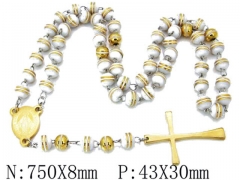 HY Wholesale Stainless Steel 316L Necklaces (Religion Style)-HY55N0114H80