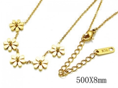 HY Wholesale 316L Stainless Steel Necklace-HY21N0003HAA