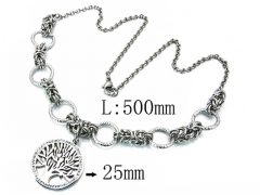 HY Wholesale 316L Stainless Steel Necklace-HY81N0015HOG
