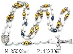 HY Wholesale Stainless Steel 316L Necklaces (Religion Style)-HY55N0140H90