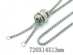 HY Stainless Steel 316L CZ Necklaces-HY59N0014MZ