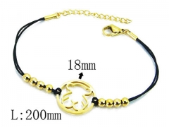 HY Wholesale Stainless Steel 316L Bracelets (Bear Style)-HY64B1320HIE