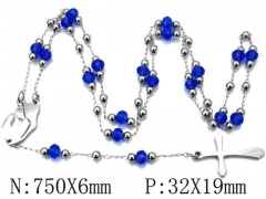 HY Wholesale Stainless Steel 316L Necklaces (Religion Style)-HY55N0133H30
