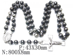 HY Wholesale Stainless Steel 316L Necklaces (Religion Style)-HY55N0120H70