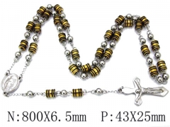 HY Wholesale Stainless Steel 316L Necklaces (Religion Style)-HY55N0110H80