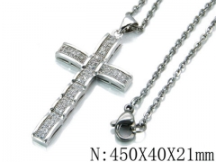 HY Wholesale Stainless Steel 316L Necklaces (Religion Style)-HY35N0058HIL