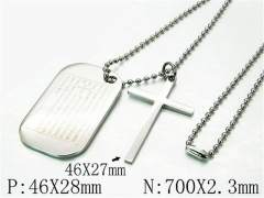 HY Wholesale Stainless Steel 316L Necklaces (Religion Style)-HY09N0230HFF