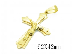 HY 316L Stainless Steel Cross Pendants-HY08P0818NW