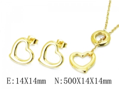 HY 316L Stainless Steel Lover jewelry Set-HY59S1392OLG