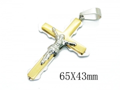 HY 316L Stainless Steel Cross Pendants-HY08P0815NW