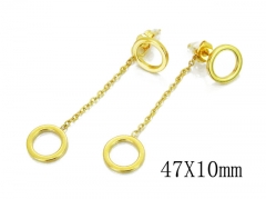 HY Wholesale 316L Stainless Steel Earrings-HY59E0665KLT