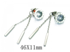 HY Wholesale 316L Stainless Steel Earrings-HY59E0688MB