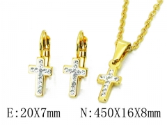 HY 316L Stainless Steel jewelry CZ Set-HY67S0106OQ