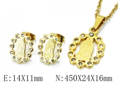 HY 316L Stainless Steel jewelry CZ Set-HY67S0100OA