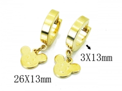 HY Wholesale 316L Stainless Steel Earrings-HY67E0293JE