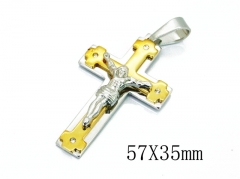 HY 316L Stainless Steel Cross Pendants-HY08P0816NC