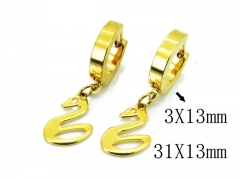 HY Wholesale 316L Stainless Steel Earrings-HY67E0290JS