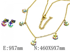 HY Wholesale 316 Stainless Steel jewelry Set-HY59S2916OLS