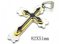 HY 316L Stainless Steel Cross Pendants-HY08P0639HJZ