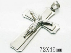 HY 316L Stainless Steel Cross Pendants-HY08P0732HHW