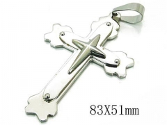 HY 316L Stainless Steel Cross Pendants-HY08P0683HHD