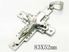 HY 316L Stainless Steel Cross Pendants-HY08P0692HIE