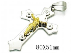 HY 316L Stainless Steel Cross Pendants-HY08P0721HIQ