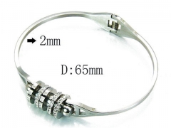 HY Wholesale 316L Stainless Steel Bangle-HY81B0351HPQ