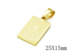 HY 316L Stainless Steel Religion Pendant-HY09P0600KQ